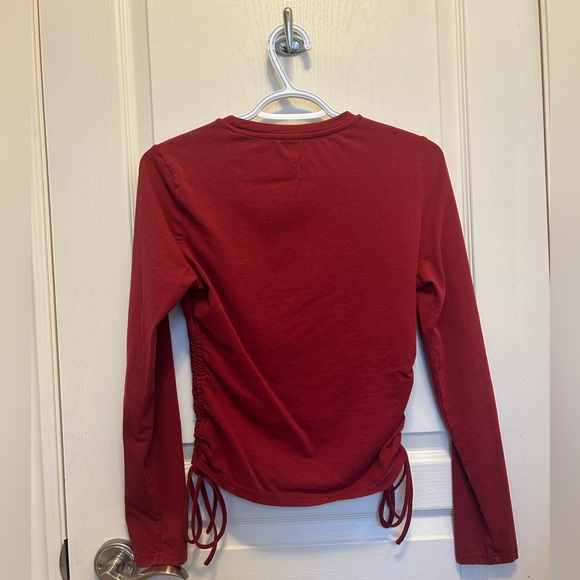 SHEIN Drawstring Ruched Long Sleeve - Picture 2 of 2